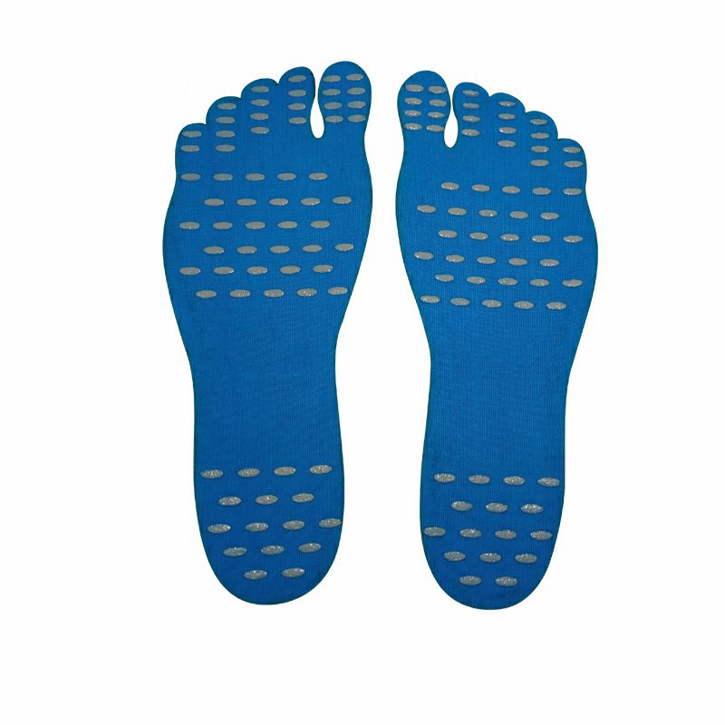 隐形沙滩鞋子nakefit脚垫足贴紧密贴合皮肤耐热防滑割伤可登山