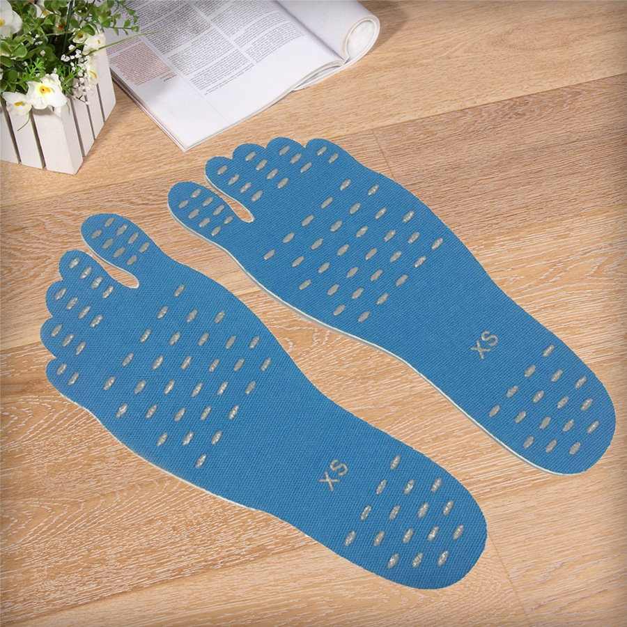 nakefit脚底防护垫 沙滩隐形鞋垫 便携式防滑防热环保胶贴合皮肤