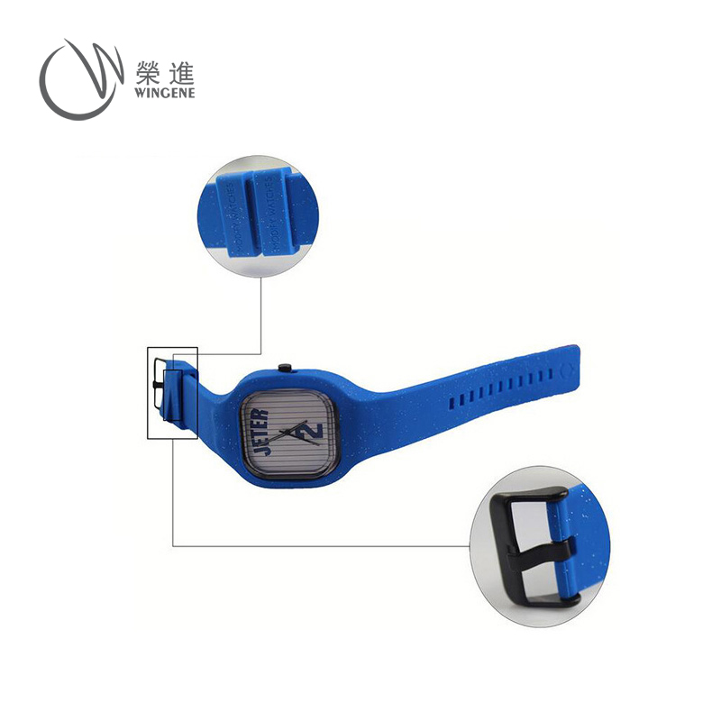 一体式硅胶手表带定制加