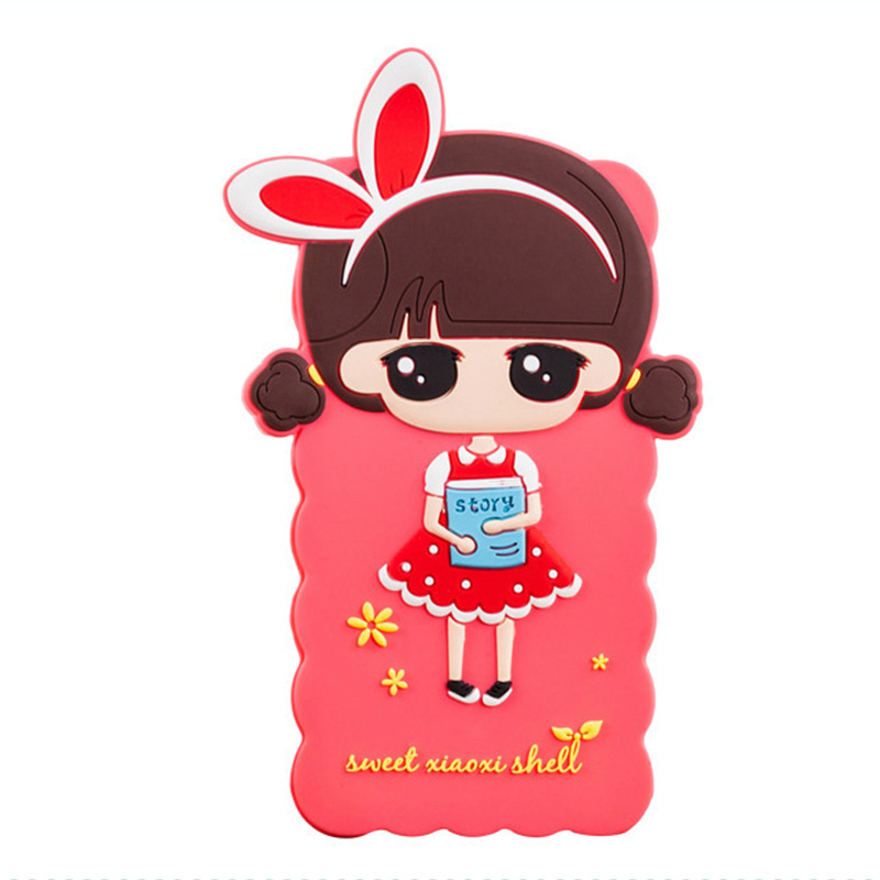 |可爱女生硅胶手机套