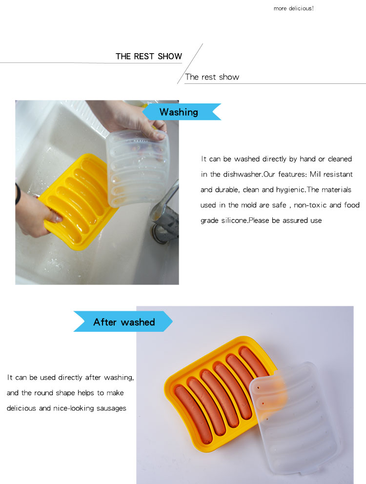 香肠烘焙硅胶模具详情展示图6