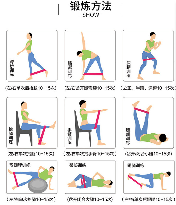 硅胶健身拉力带——轻松享“瘦”(图4)