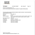 SGS/FDA证书